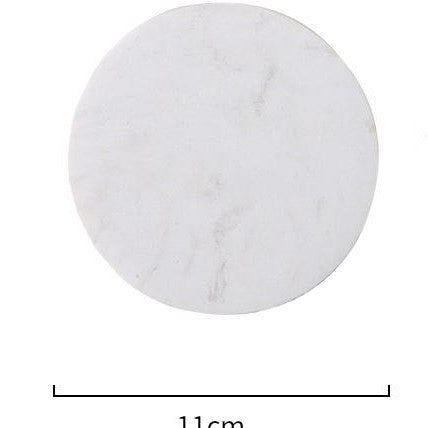 Marble Stitching Acacia Wood Coaster