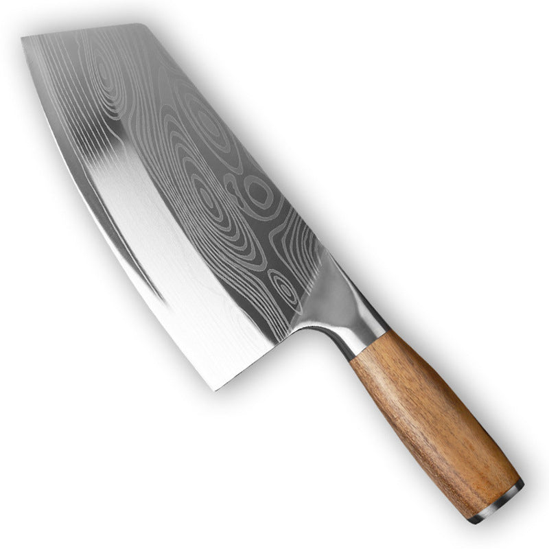 Stainless Steel Kitchen Knife with Rosewood Handle