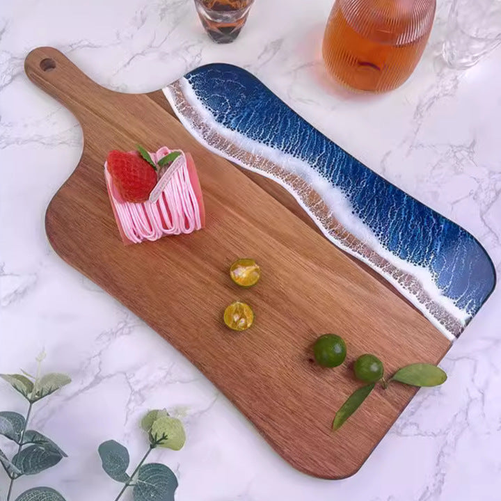 Ocean Waves Resin Cutting Board