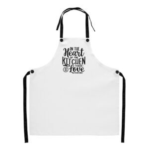 In the Heart of the Kitchen There is Love Apron