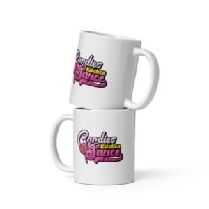 Candies Kitchen Sauce White glossy mug