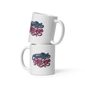 Candies Kitchen White glossy mug